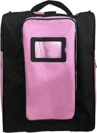 Сумка для ковзанів VPRO: для дітей та дорослих, з ремінцем та блискавкою (рожева)