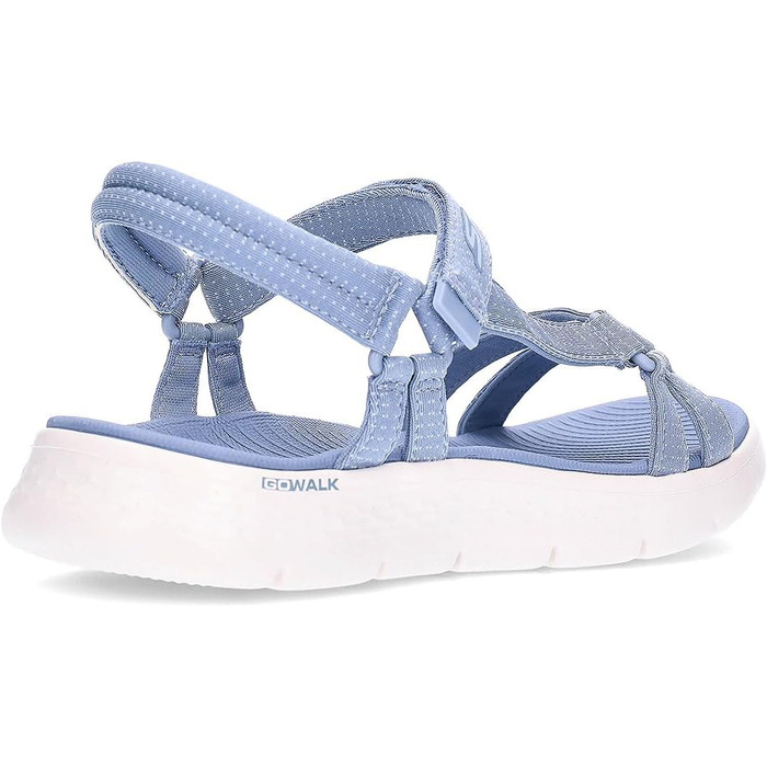 Сандлії Skechers Go Walk Flex для жінок (39 EU, блакитна тканина)