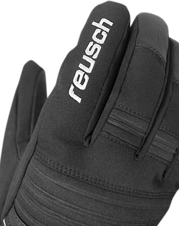 Чоловічі лижні рукавички Reusch Conan R-Tex XT, чорні-білі, розмір 7, водонепроникні
