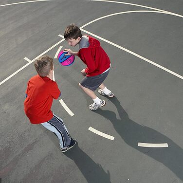 Баскетбольні м'ячі Wuzfully для дітей та дорослих, для гри в приміщенні та на вулиці (5 шт., рожево-блакитний)