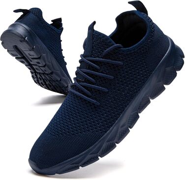 Чоловічі кросівки для бігу та фітнесу, спортивні та повсякденні, білі (39 EU, синій)