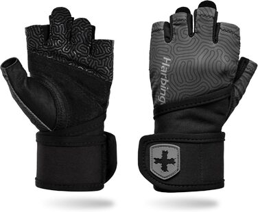 Рукавички для важкої атлетики Harbinger Herren Pro Wristwrap 3.0 (M, Carbon)
