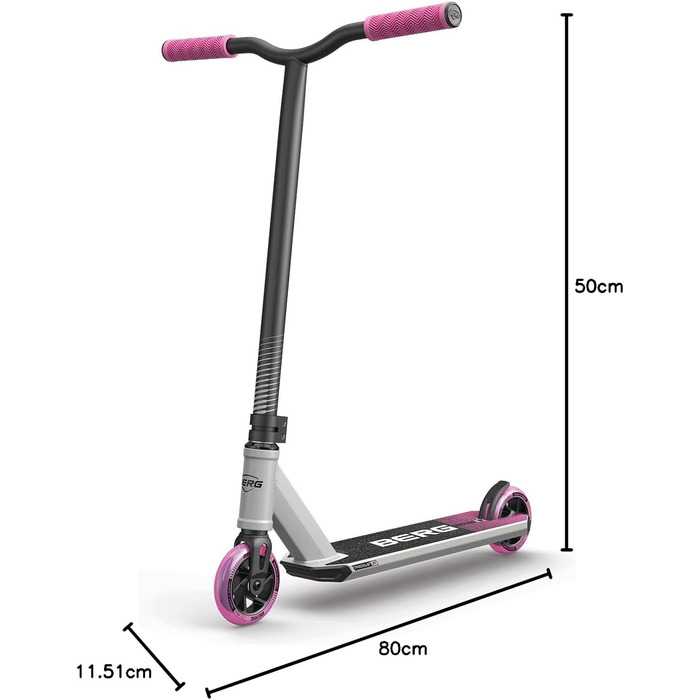 Скутер для трюків Berg Proxus X1 - дитячий, алюмінієвий, IHC компресія, ABEC 9, 110 мм колеса