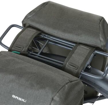 Велосипедна сумка Basil Discovery 365D, подвійна, чорна, 18 л