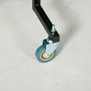 Набір для пінг-понгу (стільний теніс), складаний, з 8 роликами, включає ракетки та м'ячі, розмір 274 см x 152.5 см x 76 см, колір: зелений