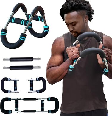 Тренажер для рук Twister Armtrainer, регульований, для дому, офісу та подорожей (30-50 кг), синій