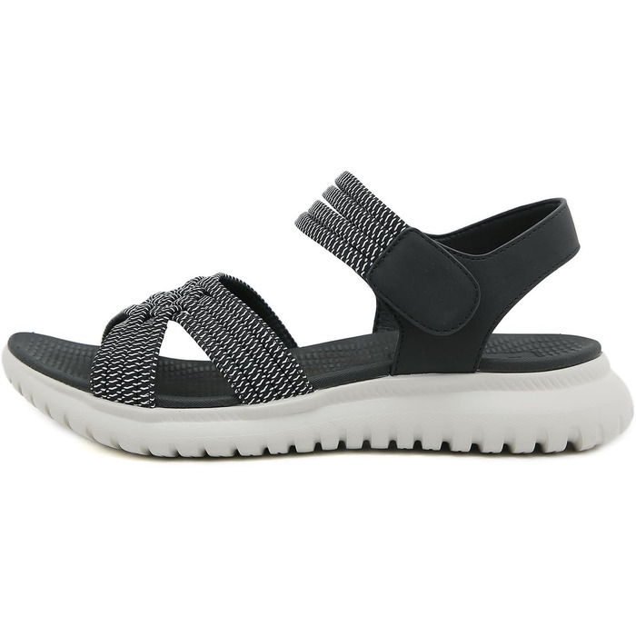 Жіночі сандалі літні спортивні для прогулянок та пляжу, на платформі, нековзні, чорні (35-42 EU)
