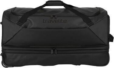 Валіза на колесах travelite, водостійка, м’яка сумка-баул 70 см, 98-119 л, чорна