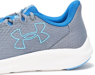 Кросівки для хлопчиків Under Armour Charged Pursuit 3 - Технічні бігові кросівки (34.5 EU, Titan Gray, Tech Blue, Horizon Blue)