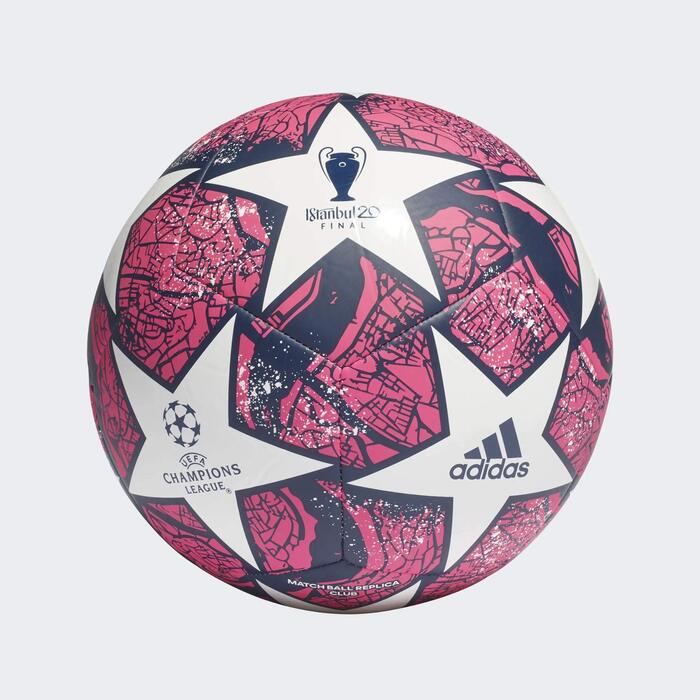 М'яч футбольний Adidas Finale Istanbul CL Training White/Pantone/Dark Blue - для тренувань