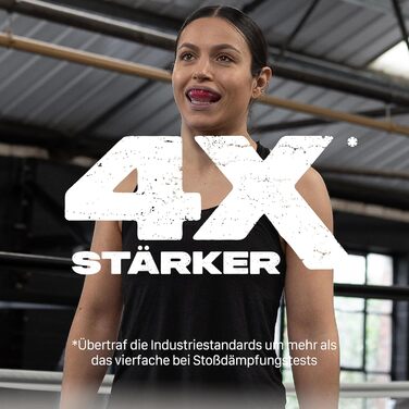 SAFEJAWZ Захист зубів для брекетів, універсальний розмір. Захисний капу для спорту: регбі, MMA, бокс, кікбоксинг, дзюдо, хокей (Еіс Роза)