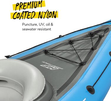 Надувний каяк Bestway Hydro-Force Cove Champion X1 275x81x45 см, комплект