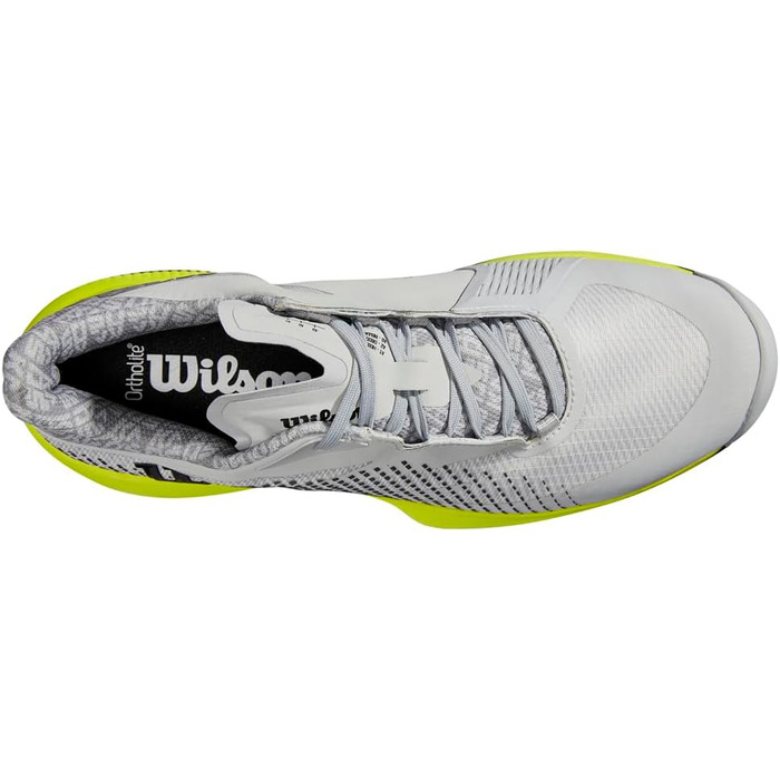 Тенісне взуття Wilson KAOS Swift 1.5 Clay для чоловіків, 43 1/3 EU, Pearl Blue/Black/Safety Yellow