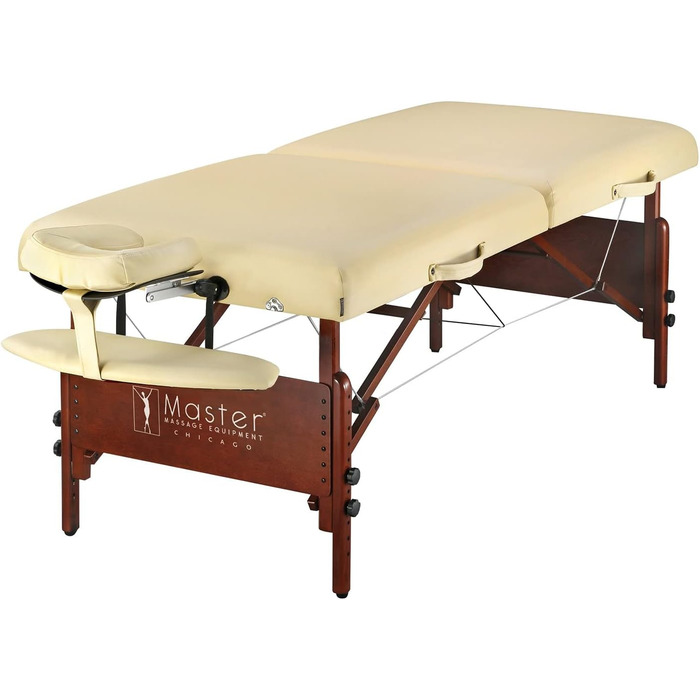 Складаний масажний стіл Master Massage Del Ray, 76 см, бежевий, портативний