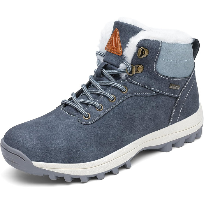 Зимові чоботи для чоловіків та жінок. Теплі зимові чоботи Outdoor, снігоступи, утеплені (44 EU, Синій)