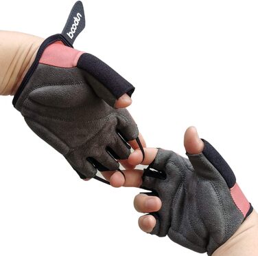 Велосипедні рукавички Radsport Kurz - короткі, напівпальцеві, для MTB, літні, червоні, розмір L