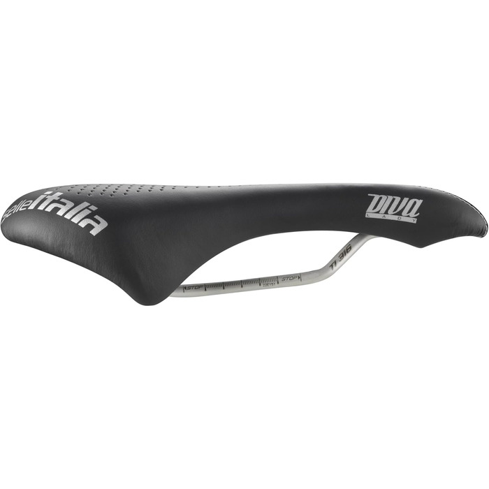 Велосипедне сідло Selle Italia Diva Gel Superflow S для дорослих, унісекс, чорне