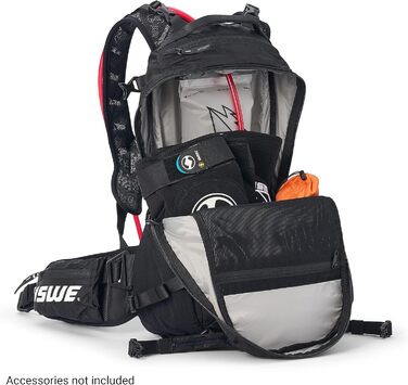 Рюкзак USWE Shred 25 л чорний для MTB, E-MTB, гірських велосипедів, преміум класу
