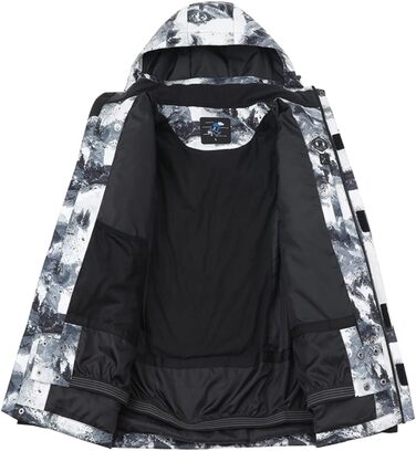 Чоловіча водонепроникна лижна куртка PHIBEE, тепла, вітрозахисна, з капюшоном, для зими, розмір XXL, з принтом