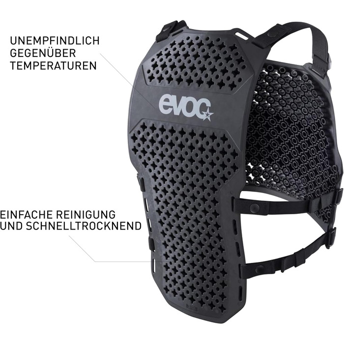 Захисний жилет EVOC TORSO Protector L/XL з грудним і спинним захистом, нова технологія LITESHIELD FLEX, висока гнучкість