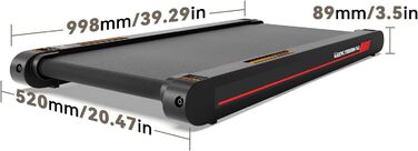 Lysole Килимок для ходьби з вібрацією 4-в-1 для дому, офісу, спортзалу (Чорний, Сірий)