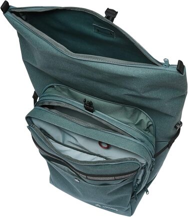 Велосумка VAUDE ExCycling Back Phantom Black, універсальна, чорна, модель 126936780, для велосипеда, водонепроникна