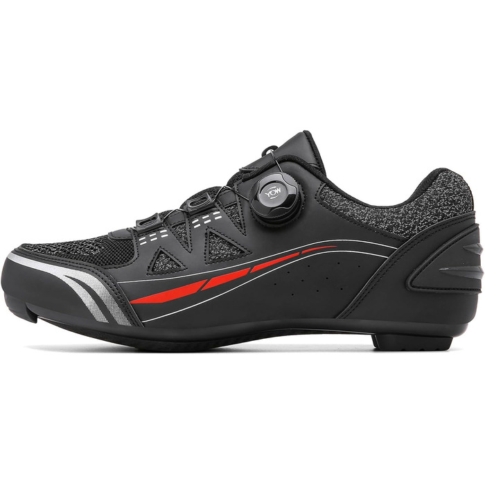 Велосипедні шкарпетки для чоловіків та жінок, шосейні велосипедні шкарпетки, сумісні з педалями Look SPD SPD-SL Delta Lock, велосипедні шкарпетки для їзди на велосипеді, чорні 48 EU