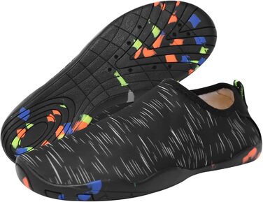 Чоботи для плавання та водних видів спорту для жінок та чоловіків. Нековзкі, швидковисихаючі, розмір 36-45 (39 EU, A Чорний)