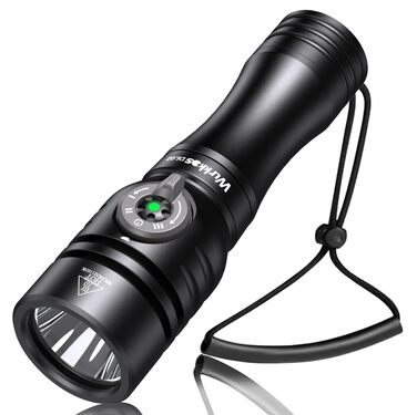 Ліхтар підводний Wurkkos DL02, 3000 люмен, LED, перезаряджуваний, IPX8, чорний (6000K)