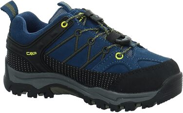 Дитячі трекінгові черевики CMP Rigel Low WP, унісекс, блакитно-жовті, 33 EU