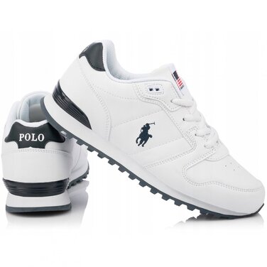 Кросівки Polo Ralph Lauren, екошкіра, білі, розмір 33