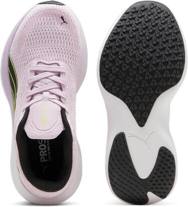 Дитячі кросівки PUMA Scend Profoam Jr - унісекс, 37 EU, Grape Mist/Puma Black/Lime Pow