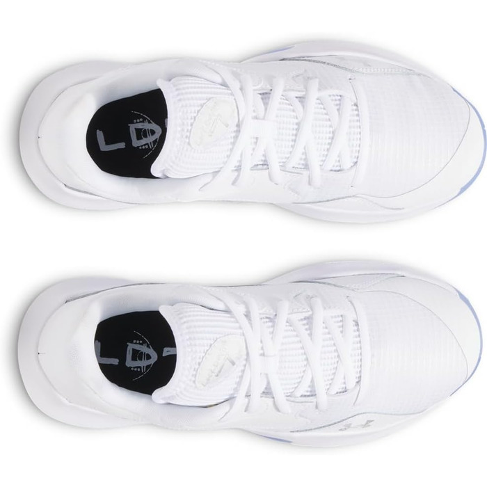 Кросівки баскетбольні чоловічі Under Armour UA Lockdown 7 Low White/Silver 42 EU