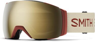 Лижна маска Smith Optics I/O MAG XL Terra ChromaPop Sun Black Gold Mirror, унісекс, дзеркальна, для зимових видів спорту