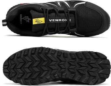 Чоловічі трейлранні кросівки для хайкінгу та трекінгу. Легкі, дихаючі, з антиковзкою підошвою. Розміри 39-48 (чорний, 44 EU)