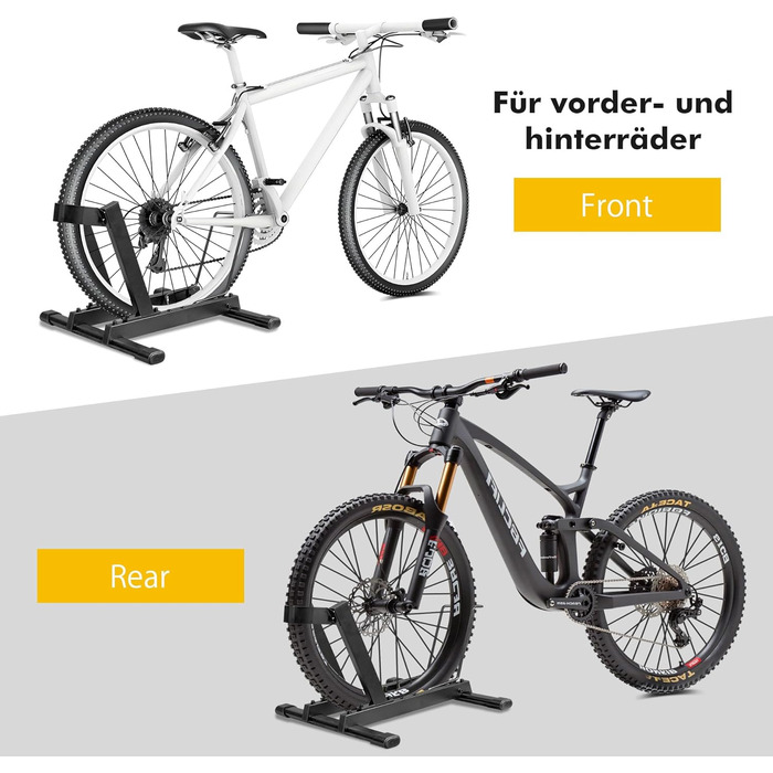 Стійка для велосипедів та електровелосипедів Mimoke, сталева, регульована, для коліс 20-29 дюймів, до 38 кг, для гаража та підвалу