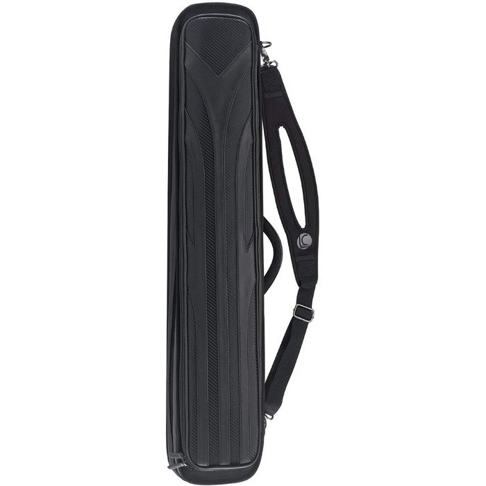 Чохол для бильярдних київ LUCASI Pro Series на 4 насадки, 8 київ, стрибковий кий та інше (чорний)