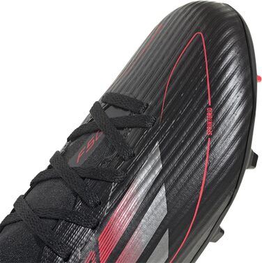 Дитячі футбольні бутси adidas F50 League Mid FG/MG - чорний, червоний, металік (28.5 EU)