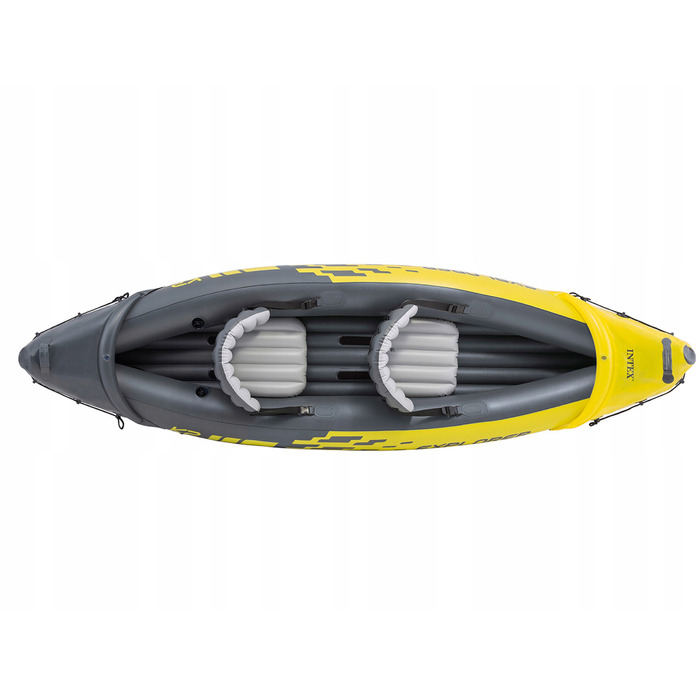 Надувний двомісний каяк Intex Explorer K2 з веслами та насосом, 68307