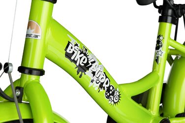 Дитяче велосипед BIKESTAR 16 дюймів для дівчаток та хлопчиків 4-5 років | Класичний дизайн | Без ризику тестування