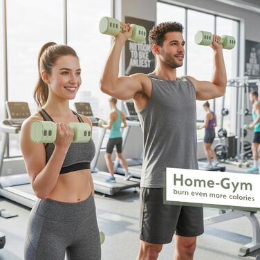 Регульовані гантелі для жінок, набір 1-5 кг, 2 шт. Багатофункціональний набір гантелей 4-в-1 для дому та фітнесу, тренування для жінок та чоловіків