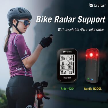 Велокомп'ютер Bryton Rider 420/15NEO з GPS, бездротовий