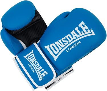 Боксерські рукавички Lonsdale Ashdon 10 унцій, синьо-білі, унісекс