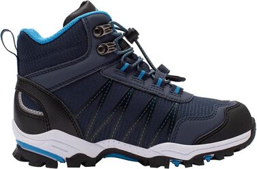 Дитячі трекінгові черевики Trolltunga Hiker Mid від Trollkids (28 EU, Темно-синій)