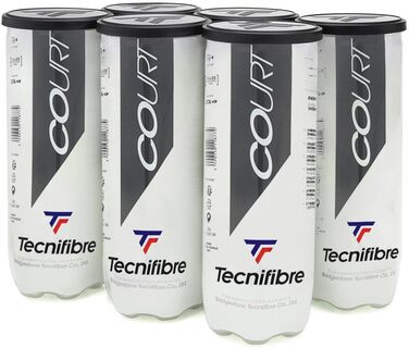Тенісні м'ячі Tecnifibre Court, жовті, для дорослих, унісекс