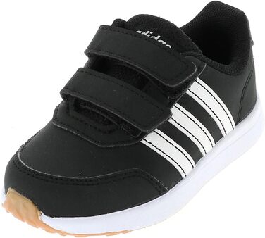 Дитячі кросівки Adidas Vs Switch 2 K для бігу (18 EU, чорний/білий/гірчичний)