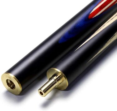 CUESOUL 57' Більярдний кий для снукеру з ебену та дизайном Union Jack (CSSC-GQ-1)