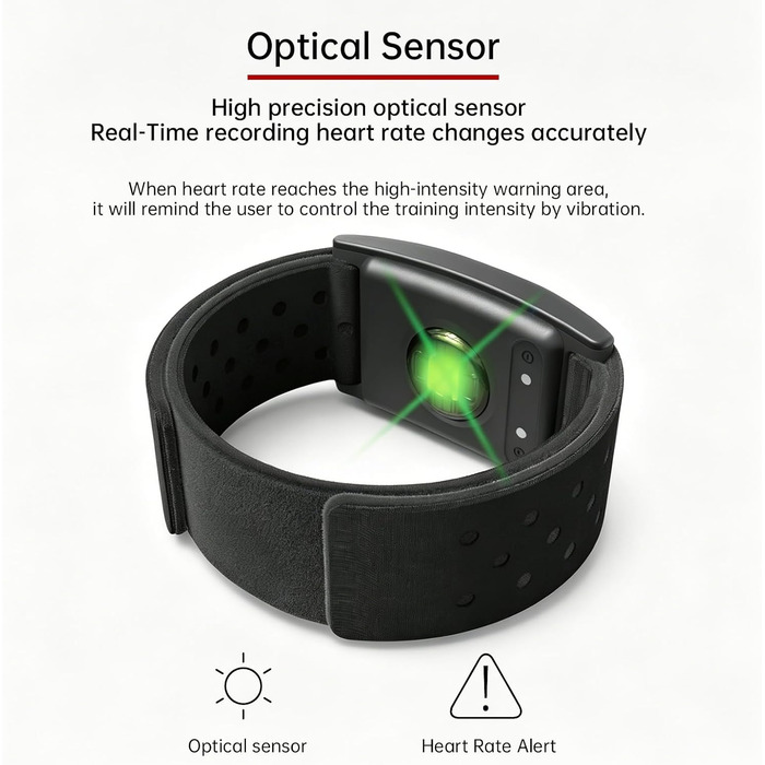 Датчик пульсу CHILEAF HRM з ANT+ та Bluetooth, IP67, 60 годин роботи, сумісний з Polar, Wahoo, Zwift