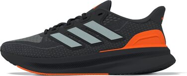 Кросівки чоловічі adidas Ultrarun 5 Carbon Matte Silver/Lucid Orange, розмір 47 1/3 EU
