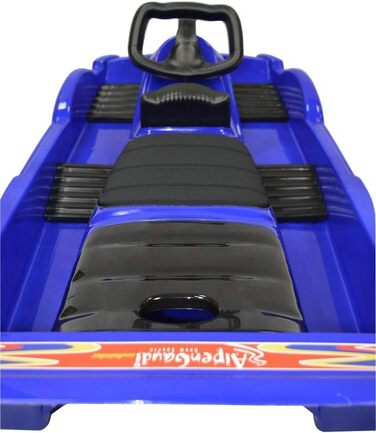 Сніголюб Alpen Gaudi Double Race - двомісний бобслей, блакитний, 114 x 55 x 28 см